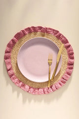 Handwoven Ruffle Placemat