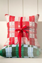 Selene Plaid Woven Pillow