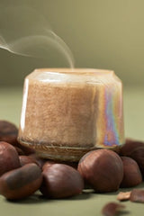 The Mini Gather Candle by Anthropologie: Silk & Black Chestnut