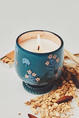 Leora Fresh White Tonka & Santal Glass Candle