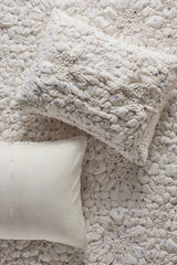 Dahlia Cotton Voile Floral Printed Textured Shams, Set of 2