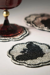 Halloween Beaded Coasters, Set of 4