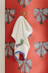 Holiday Critters Embroidered Hand Towel