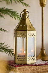 Mini Punched Iron Lantern