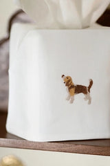 Hand-Embroidered Icon Tissue Box Cover