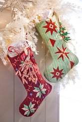 Patchwork Quilt Cotton Stocking