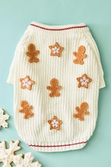 Seasonal 3D Motif Pet Sweater