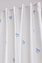 Maeve Cotton Embroidered Bow Curtain