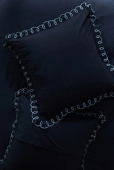 Maeve by Anthropologie Organic Cotton Looped Embroidered Euro Sham