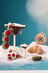 Snacks & Sips Crochet Ornament