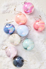 3" Shining Ball Ornaments, Set of 9