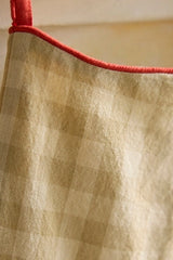 Gingham Cotton Stocking