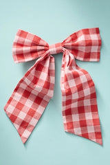 Gingham Bow Ornament