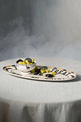 The Bistro Tile Stoneware Serving Platter: Halloween Edition