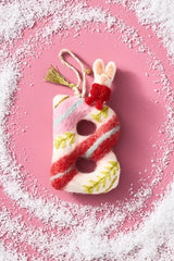 Forest Friends Monogram Wool Felt Ornament