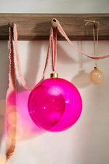8" Giant Glass Bauble Ornament