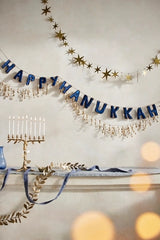 Happy Hanukkah Velvet Garland