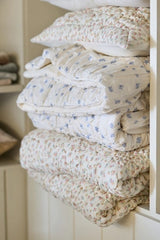 Dahlia Cotton Voile Floral Printed Textured Shams, Set of 2