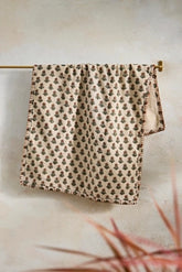 Stitched Block Print Hand Towel