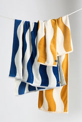 Slowtide Cotton Woven Stripe Beach Towel