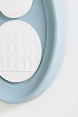 STATUETTE Blue Plaster of Paris Wall Charm