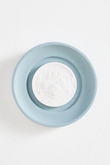 STATUETTE Blue Plaster of Paris Wall Charm