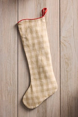 Gingham Cotton Stocking