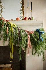 Faux Cascading Larch Garland, 72”