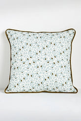 McKenzie Parrott Floral Threads Cotton Floral Printed Throw Pillow