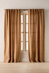 Emlen Printed Cotton Floral Curtain