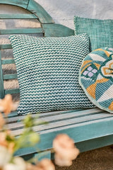 Chevron Indoor/Outdoor Woven Pillow