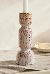 Reactive Glaze Ceramic Taper Holder, Tall