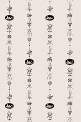 Neo-Classical Striped Wallpaper