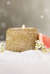 The Gather Candle by Anthropologie: Floral Sugared Poinsettia