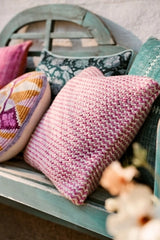 Chevron Indoor/Outdoor Woven Pillow