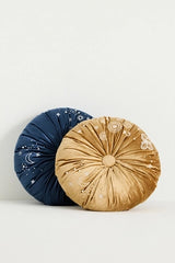 Clara Embroidered Velvet Pillow