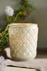 Pressed Mercury Glass Votive