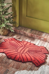 Bow-Shaped Coir Printed Doormat
