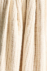 Mira Cotton Sherpa Fleece Reverse Woven Throw Blanket