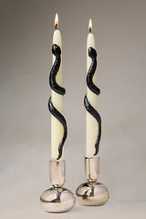 Snake Taper Candles, Set of 2