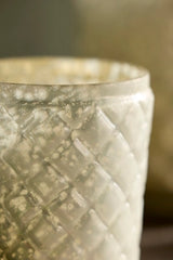 Pressed Mercury Glass Votive