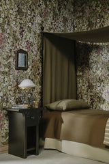 House of Hackney Hollyhocks Small Print Floral Spring Wallpaper