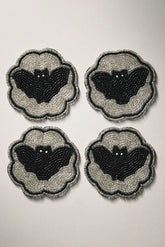 Halloween Beaded Coasters, Set of 4