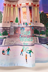 Holiday in the City Dish Towel