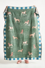 Woven Jacquard Patterned Throw Blanket