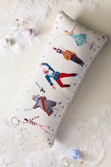 New York City Ballet Cotton Embroidered Pillow