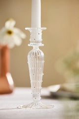 Dotted Borosilicate Glass Taper Holder