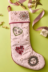 Coretta Embellished Stocking