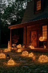 Twinkling Illuminated Vine Pumpkin