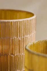 Lined Mosaic Votive Holder